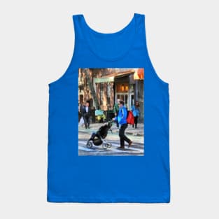 Manhattan NY - Daddy Pushing Stroller Greenwich Village Tank Top